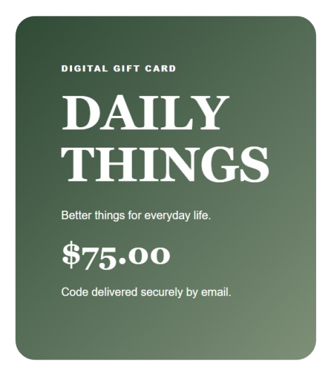 Daily Things Gift Card